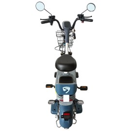 Велосипед з електромотором SPARK VOLT 14`` 48V/400W/12Ah синій з жовтим